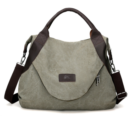 High Quality Vintage Canvas Messenger Bag For Women