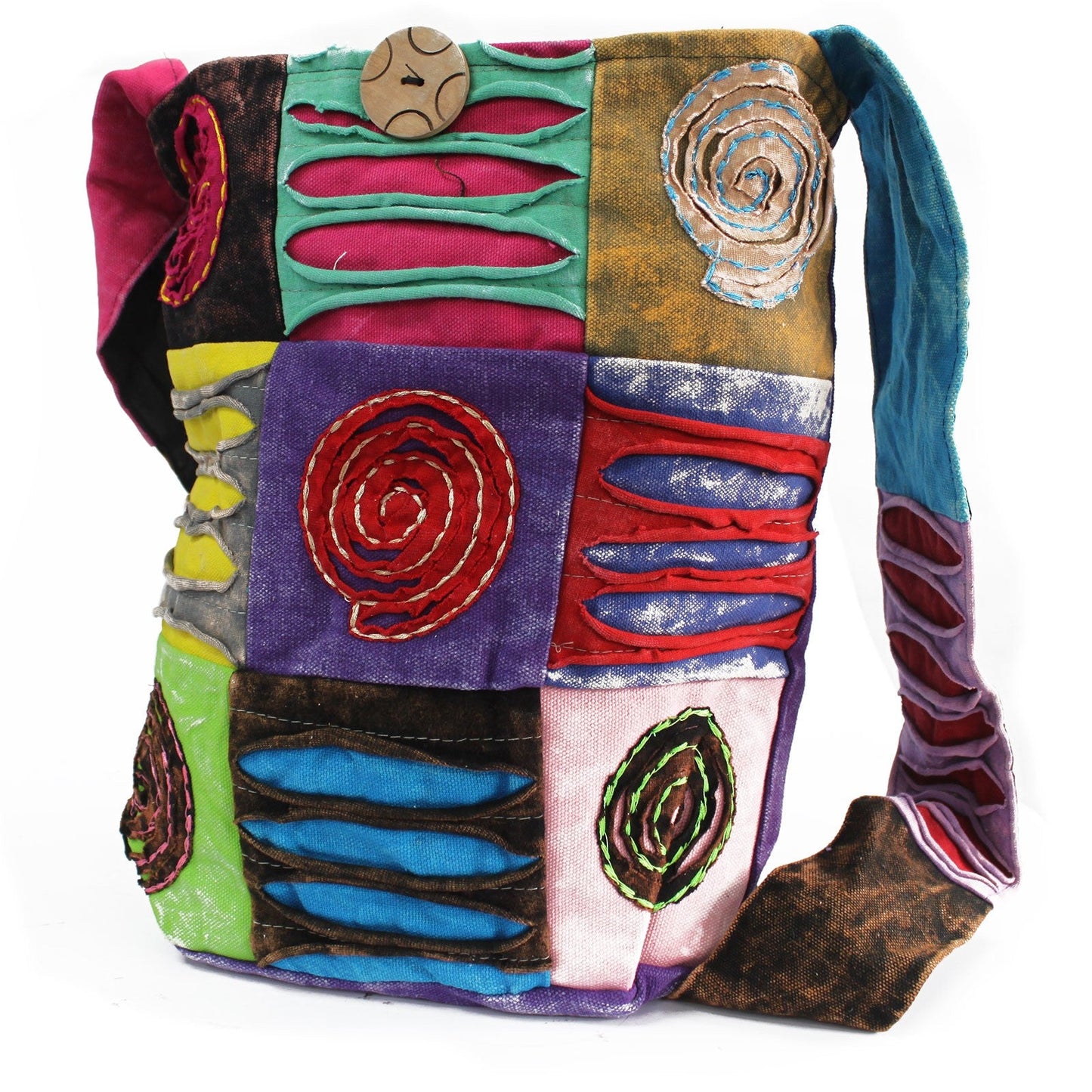 Ethnic Sling Bag - Spiral