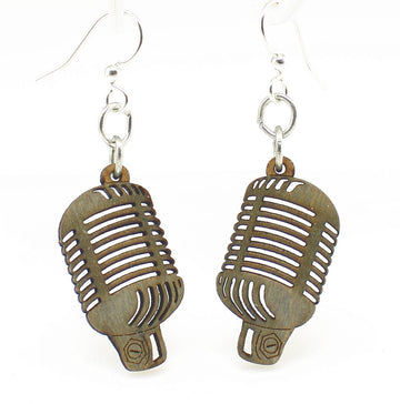 Retro Vintage Microphone Earrings #1304