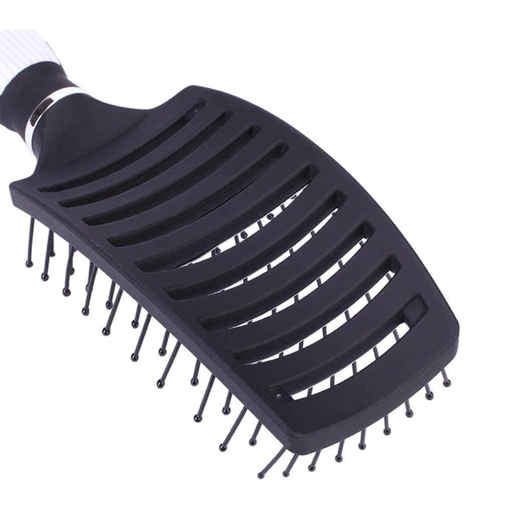 Fluffy Large Curved Wide Tooth Anti-slip Hair Comb