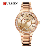 Women's Timeless Rose Gold and Diamonties Watch