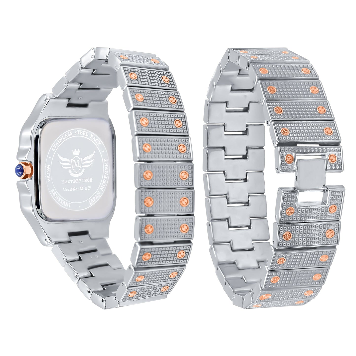 PRODIGIOUS STAINLESS STEEL CRYSTAL WATCH SET | 5307418