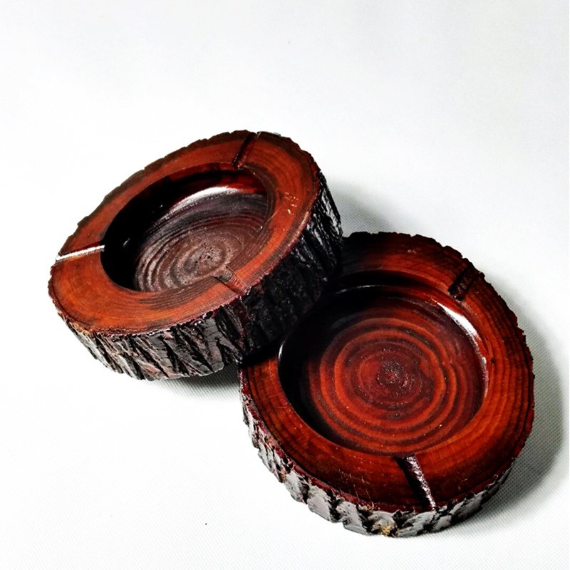 Natural Wood Piece Ashtray