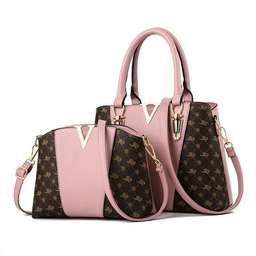 Fashionable Ladies' Two-piece Messenger Bags Color Varieties