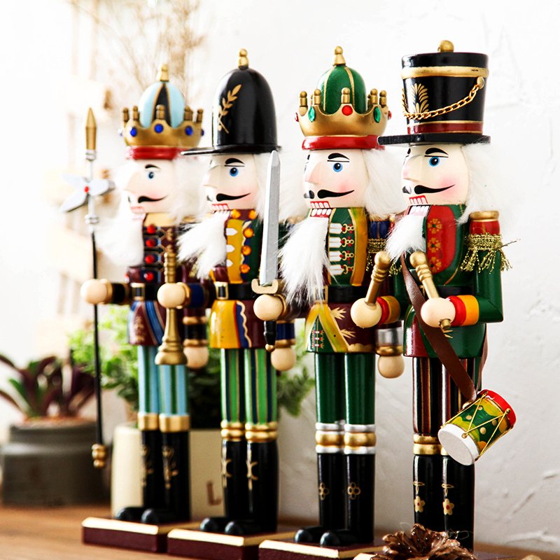 Wooden Nutcracker Ornaments