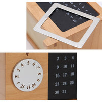 Wood Perpetual Calendar Storage Box