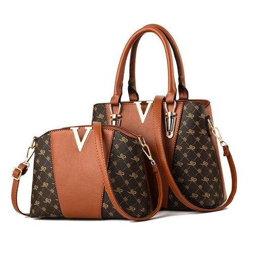 Fashionable Ladies' Two-piece Messenger Bags Color Varieties