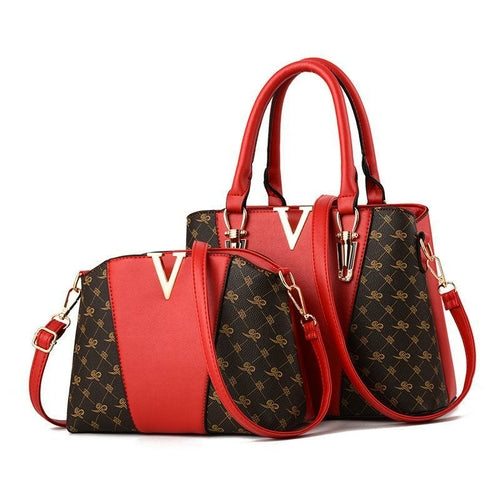 Fashionable Ladies' Two-piece Messenger Bags Color Varieties