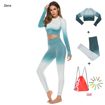 Winter Hot Sale Yoga Set Gym Set Gym Leggings Yoga Sport Leggings Spor