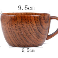 Wooden Coffee Mug and Spoon Set