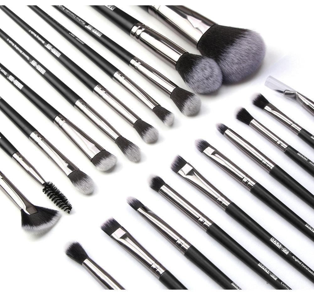 High Quality 20pcs Black Makeup Brushes