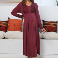 Silence Lace Embroidered Maternity & Nursing