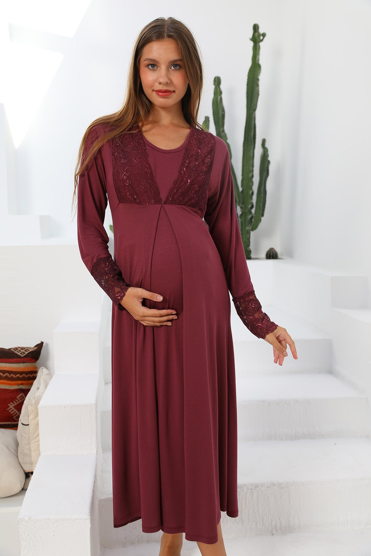 Silence Lace Embroidered Maternity & Nursing