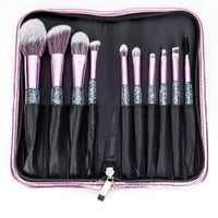 10Pcs Makeup Brushes With Bag