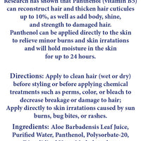 5 % Panthenol Hair & Skin Treatment - 8oz