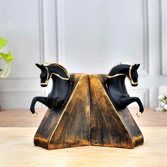 Antique Horse Face Bookends