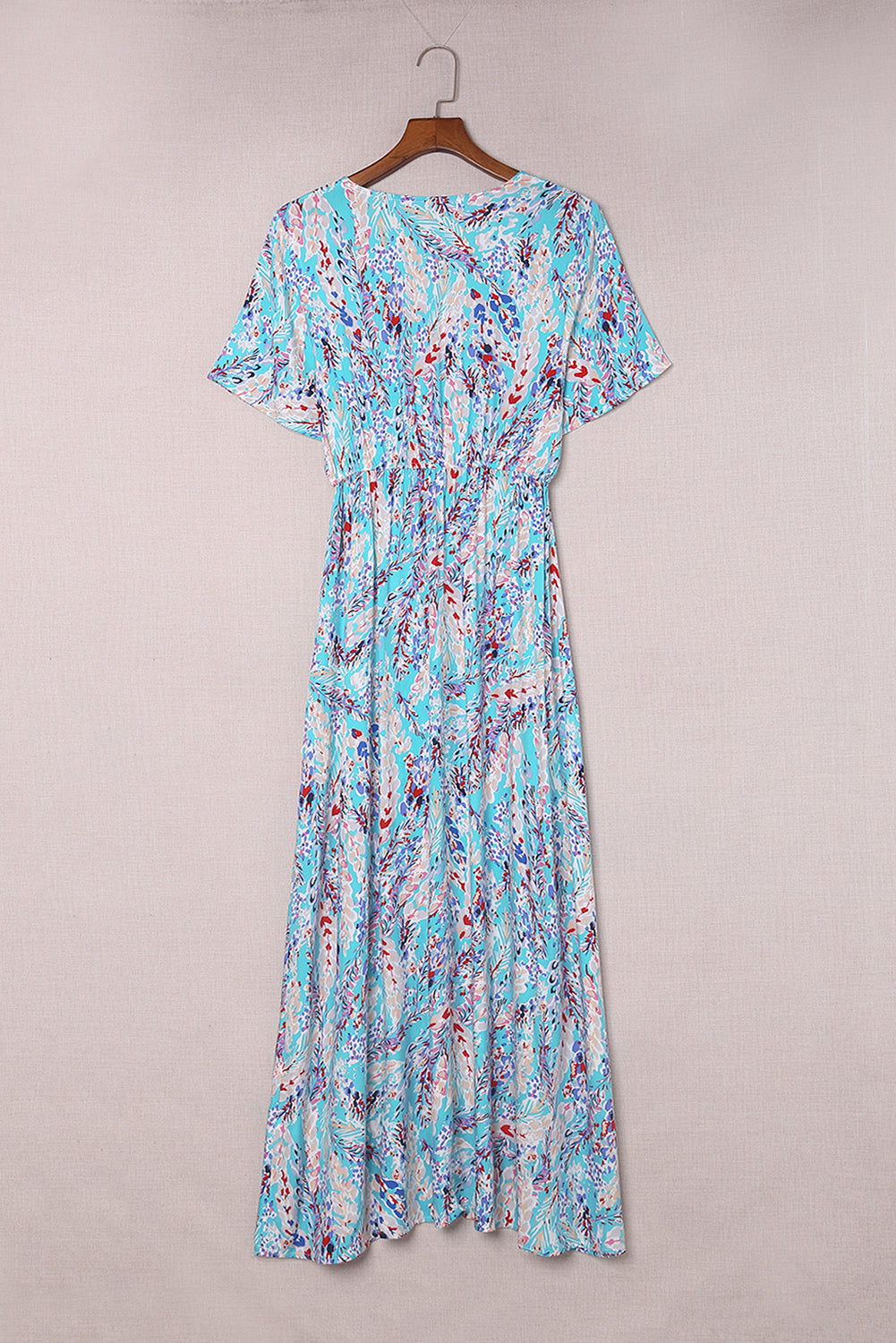 Wrap V Neck Floral Maxi Dress SIZE SML