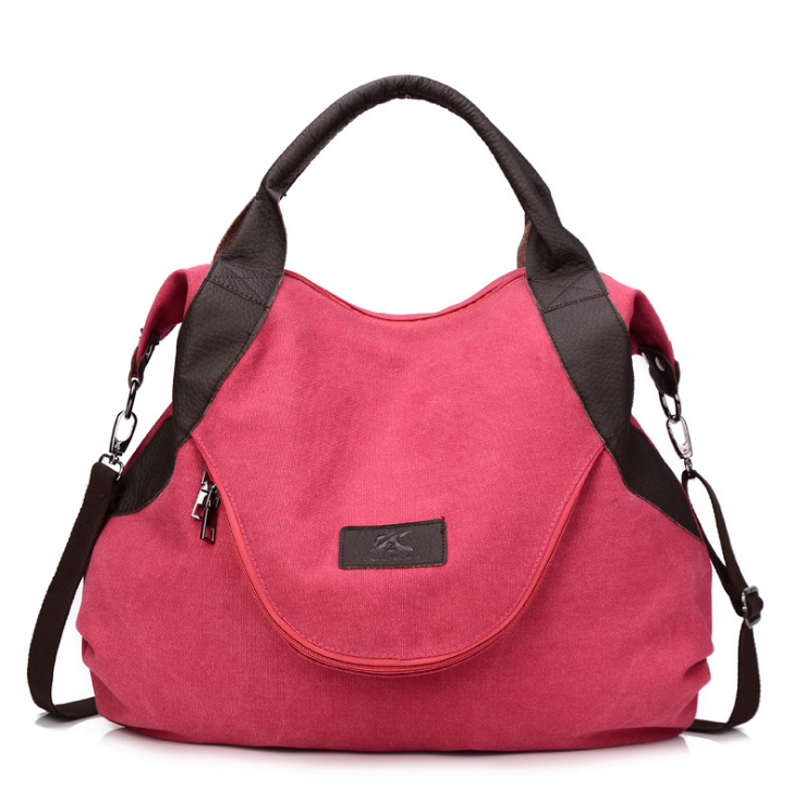 High Quality Vintage Canvas Messenger Bag For Women