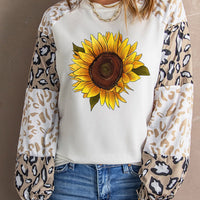 Sunflower Graphic Animal Top