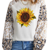 Sunflower Graphic Animal Top