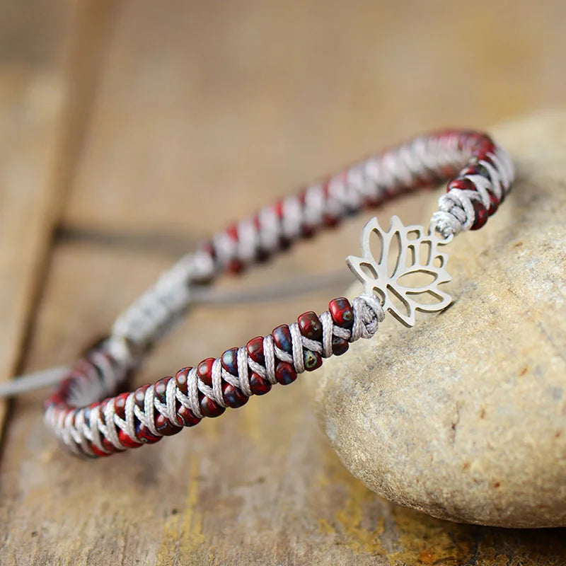 Lotus Charm Spiritual Bracelet