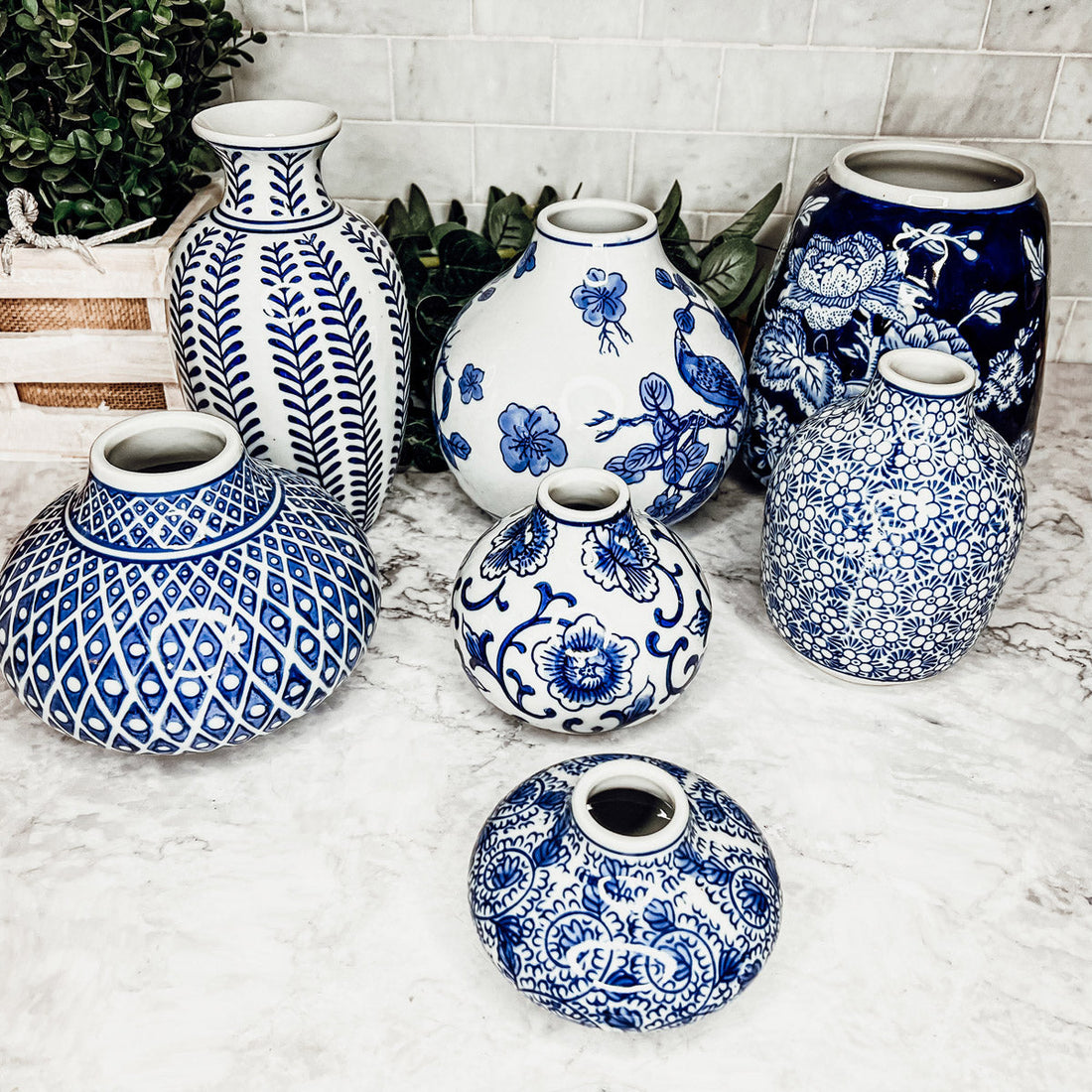 Samira Blue Vases