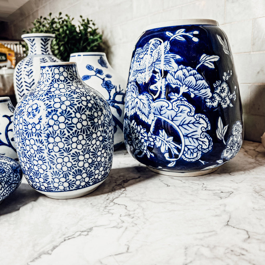 Samira Blue Vases