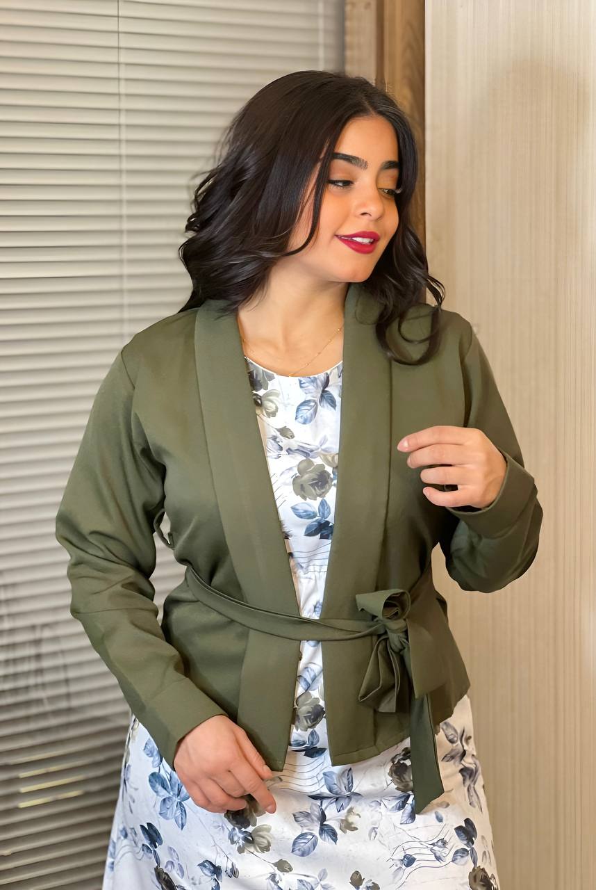 Floral Dress & Jacket Set