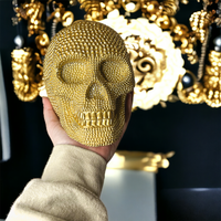 Resin Skull Gold