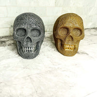 Resin Skull Gold