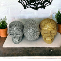 Resin Skull Silver