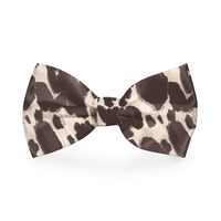 Cow Print Dog Bow Tie