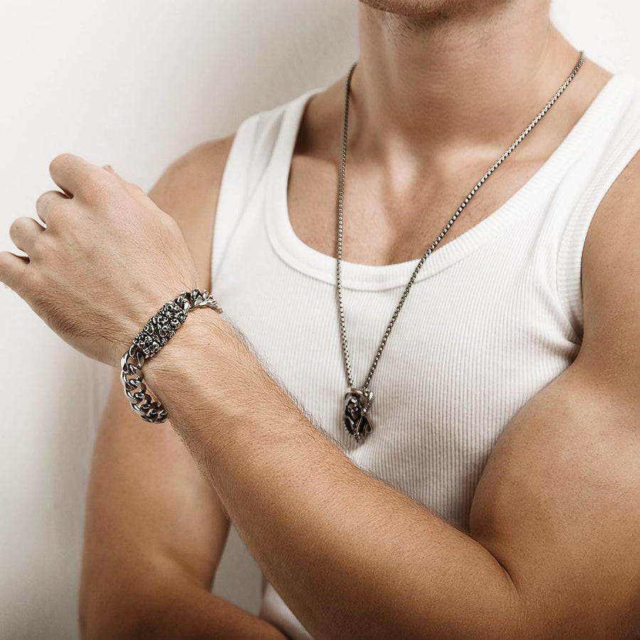 Skull Chain Bracelet Men's