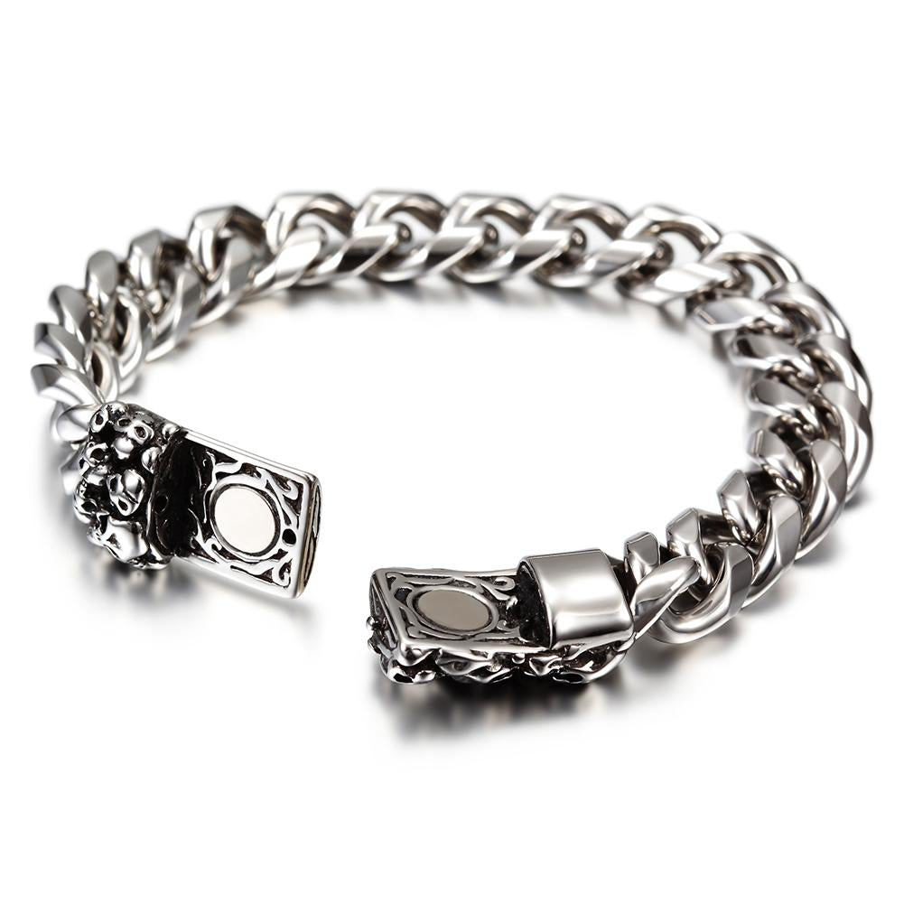 Skull Chain Bracelet Men's