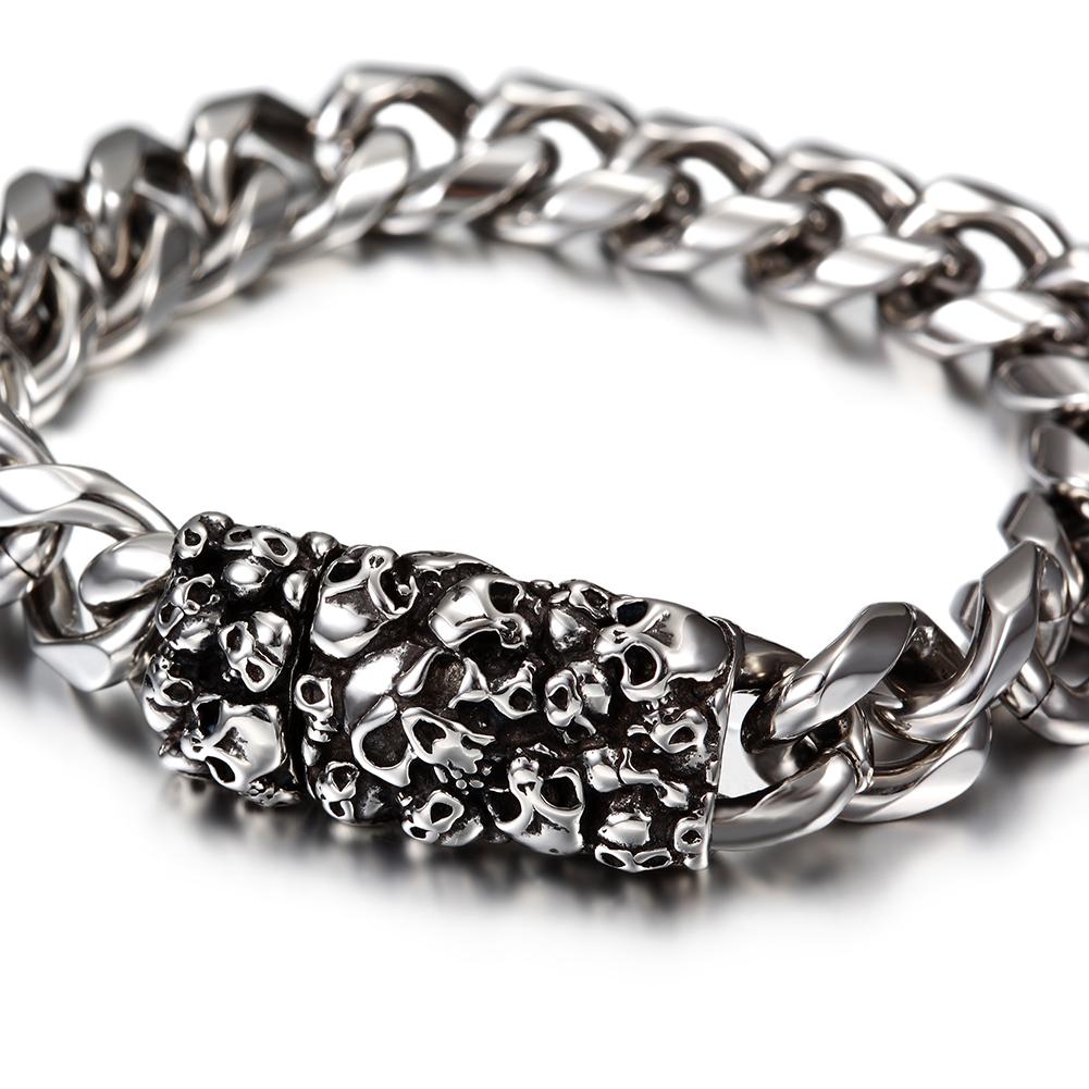 Skull Chain Bracelet Men's