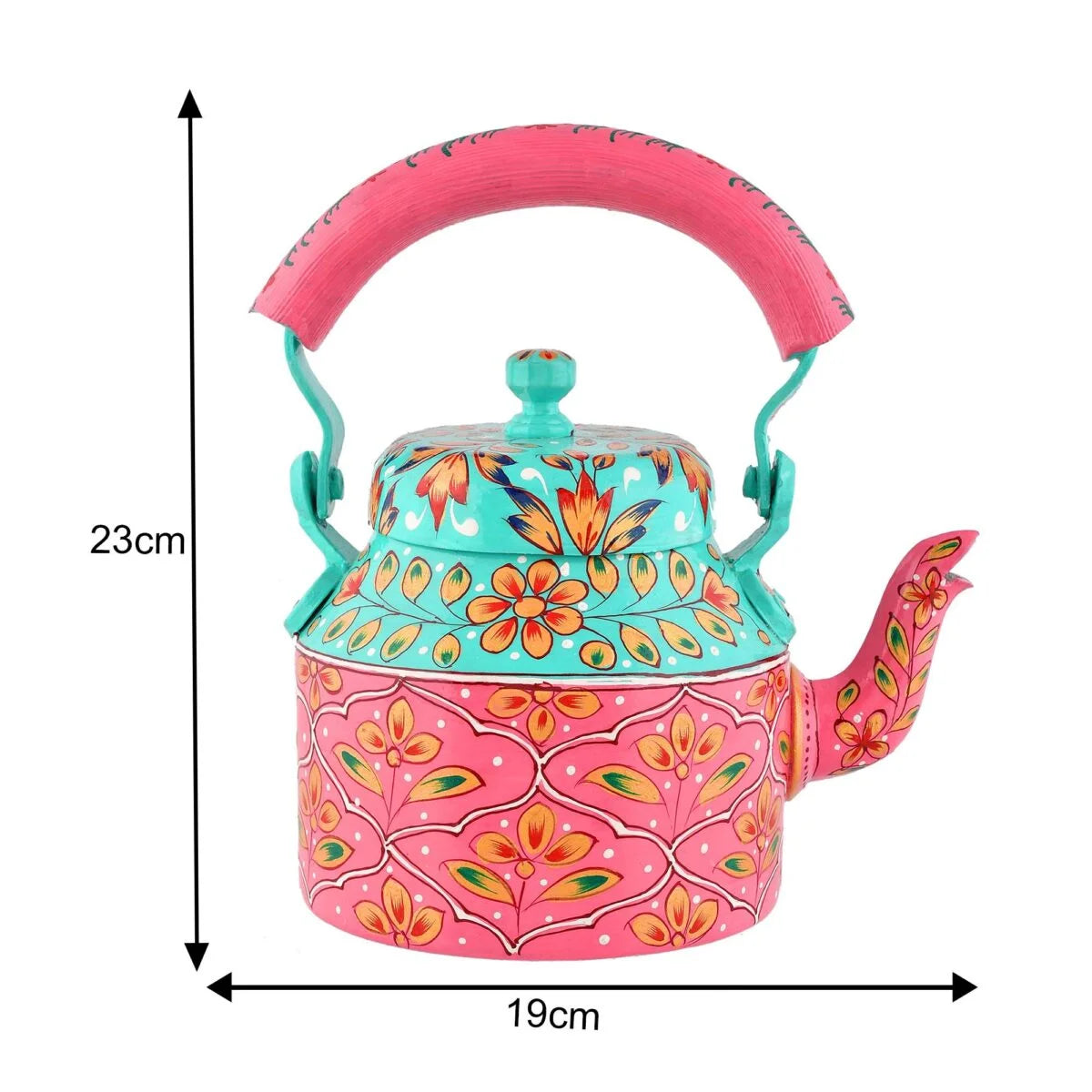 Heritage Charm Handcrafted Aluminium Tea Kettle