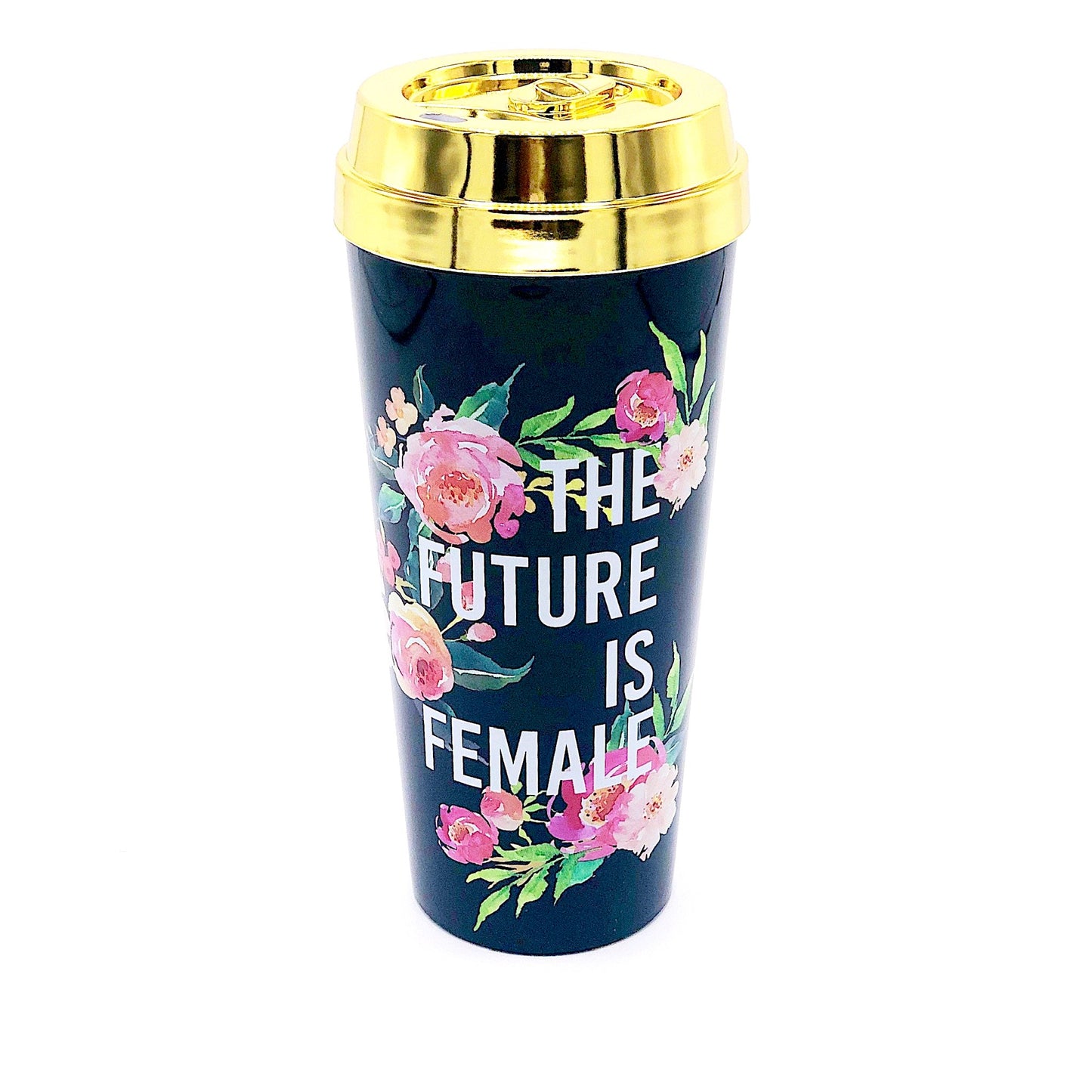 The Future Is Female :: Travel Mug Tumbler