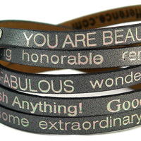 Wrap Around Bracelet - Peaceful - You Are Beautiful