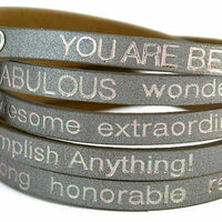 Wrap Around Bracelet - Peaceful - You Are Beautiful