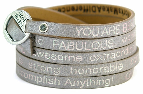 Wrap Around Bracelet - Peaceful - You Are Beautiful