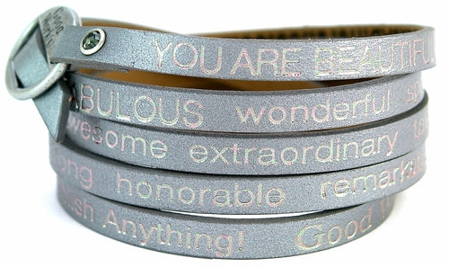 Wrap Around Bracelet - Peaceful - You Are Beautiful