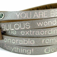 Wrap Around Bracelet - Peaceful - You Are Beautiful