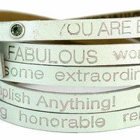 Wrap Around Bracelet - Peaceful - You Are Beautiful