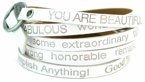 Wrap Around Bracelet - Peaceful - You Are Beautiful