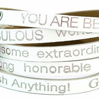 Wrap Around Bracelet - Peaceful - You Are Beautiful