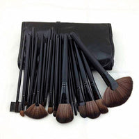 24 pcs Makeup Brush Sets Professional Cosmetics Brushes Pink Black