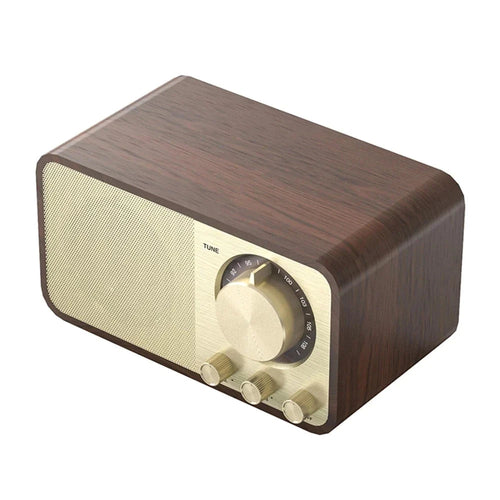 Vintage Classic Wood Theme Bluetooth Speaker with Radio