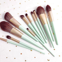 12pcs Poppies Makeup Brushes Set Beginner Foundation Eye Shadow Loose