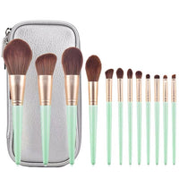 12pcs Poppies Makeup Brushes Set Beginner Foundation Eye Shadow Loose