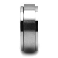 Men Stainless Steel No Stone Rings TK2919